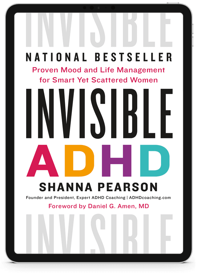 Invisible ADHD on tablet